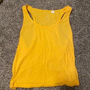 pacsun basic yellow tank